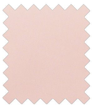 Close-up fabric swatch of Baby Blush Wedding Tie showing soft pink color and smooth texture, perfect for matching wedding accessories.