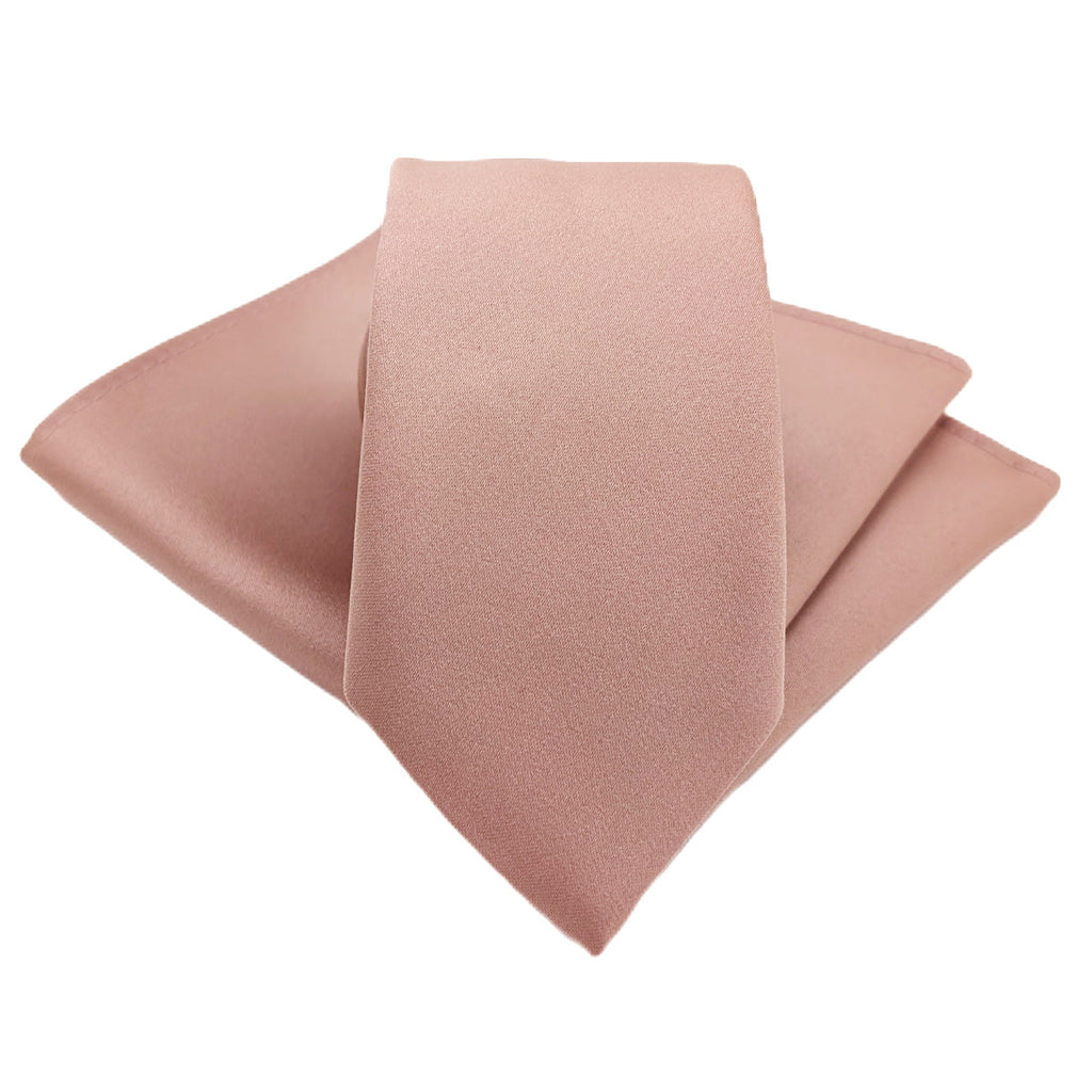 Folded taupe wedding tie highlighting its handmade quality and refined look, suitable for formal occasions.