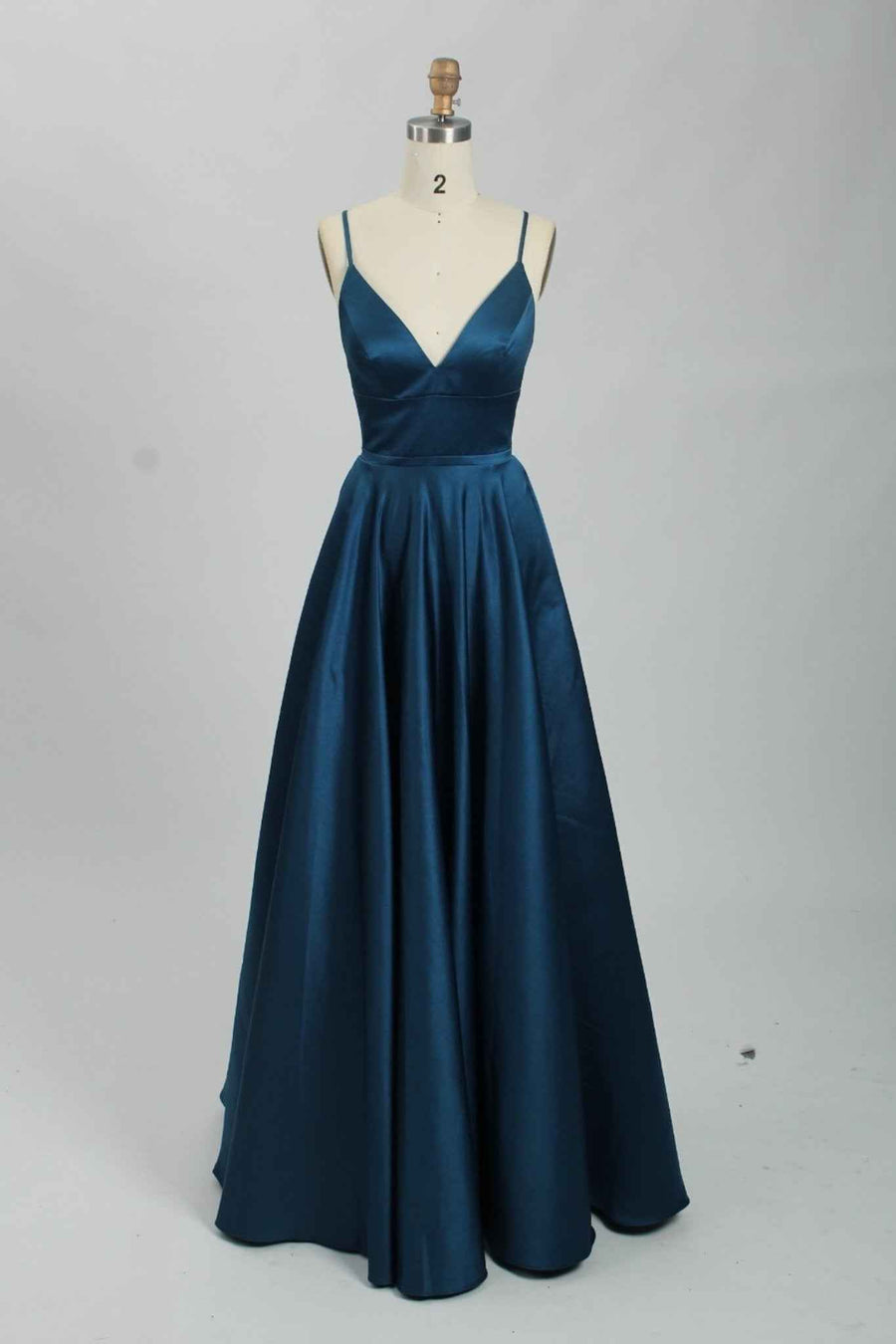 Teal AVA Full skirted open back dress - Cargo Clothing